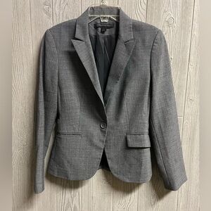 Express Gray Dress Single Button Blazer Size 2